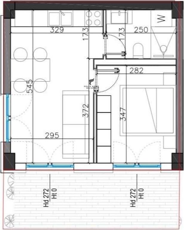 FOR SALE APARTMENT 1+1 DRIMADH 183,000 EURO