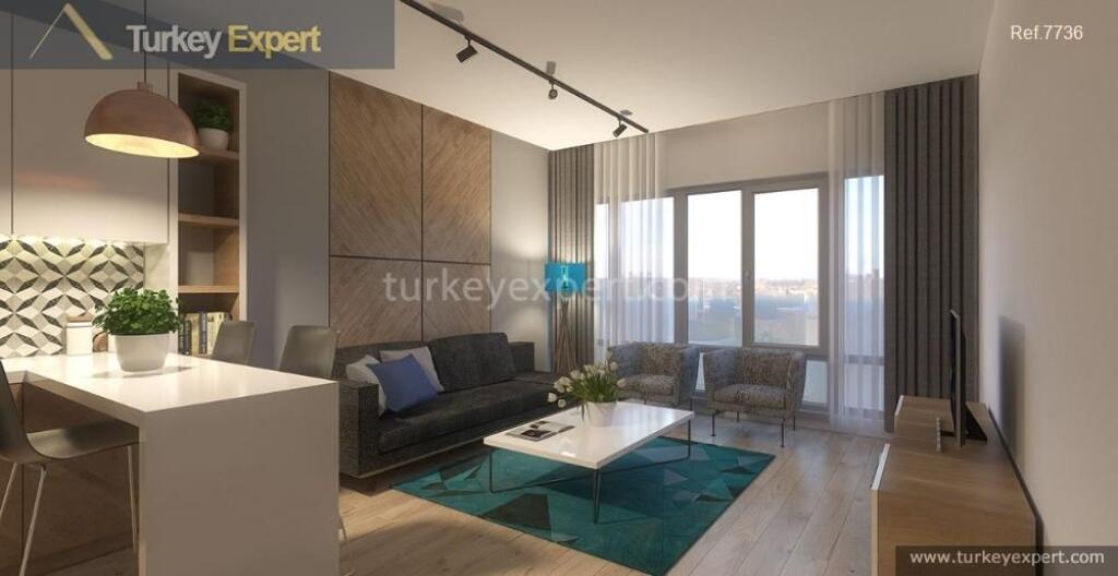 FOR RENT 1+1 APARTMENT AT " GRAND PARK RESIDENCE ", FORMER AVIATION FIELD!!!