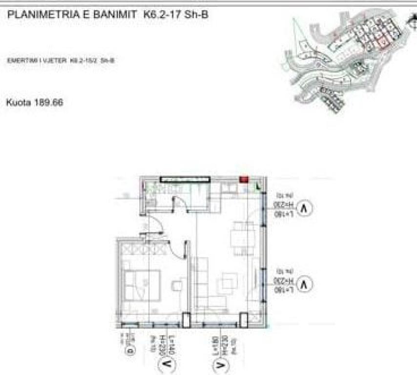 FOR SALE APARTMENT 1+1 KODRA E DIELLIT 118,500 EURO