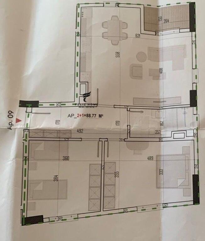 VENDESI APPARTAMENTO 2+1 PASKUQAN 119.000 EURO