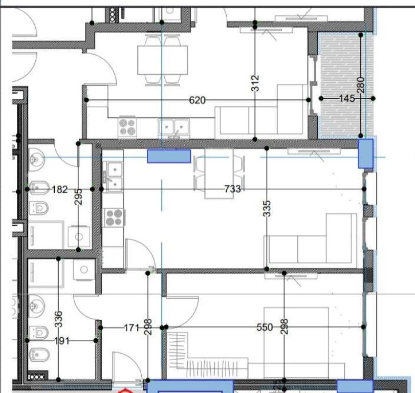 Appartamento in Vendita 1+1 a Paskuqan (ID B110523) Tirana