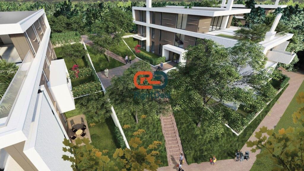 At Tulipan Residence, Apartment 2+1+2 for Sale, With Veranda, Yard And 2 Parking Spaces!