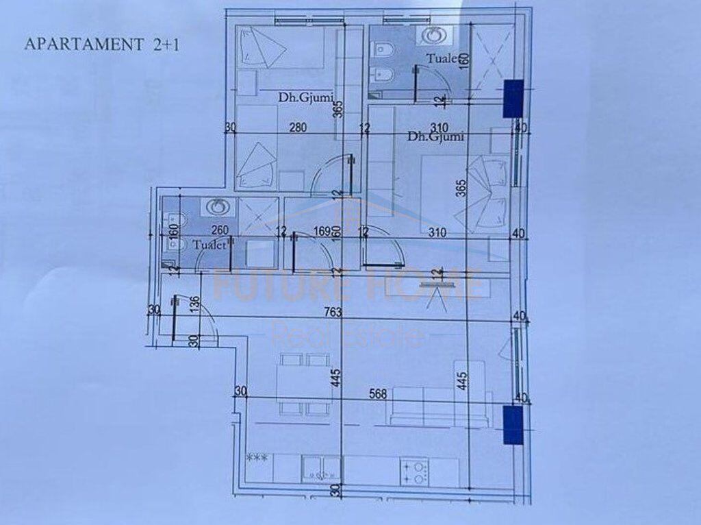 Shitet, Apartament 2+1+2, Tirana Entry 2, Tiranë.