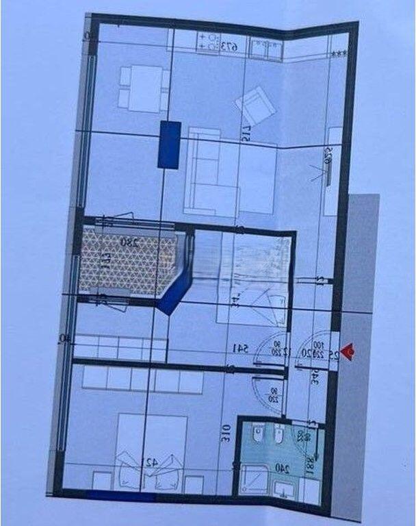 2+1 apartment for sale, in the Colonnade Residence, on "Dritan Hoxha" street 188,300 €