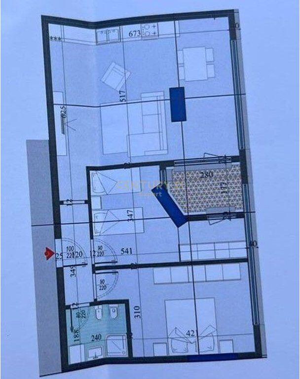 Appartamento 2+1 in vendita nella Residenza Colonnade, via Dritan Hoxha.