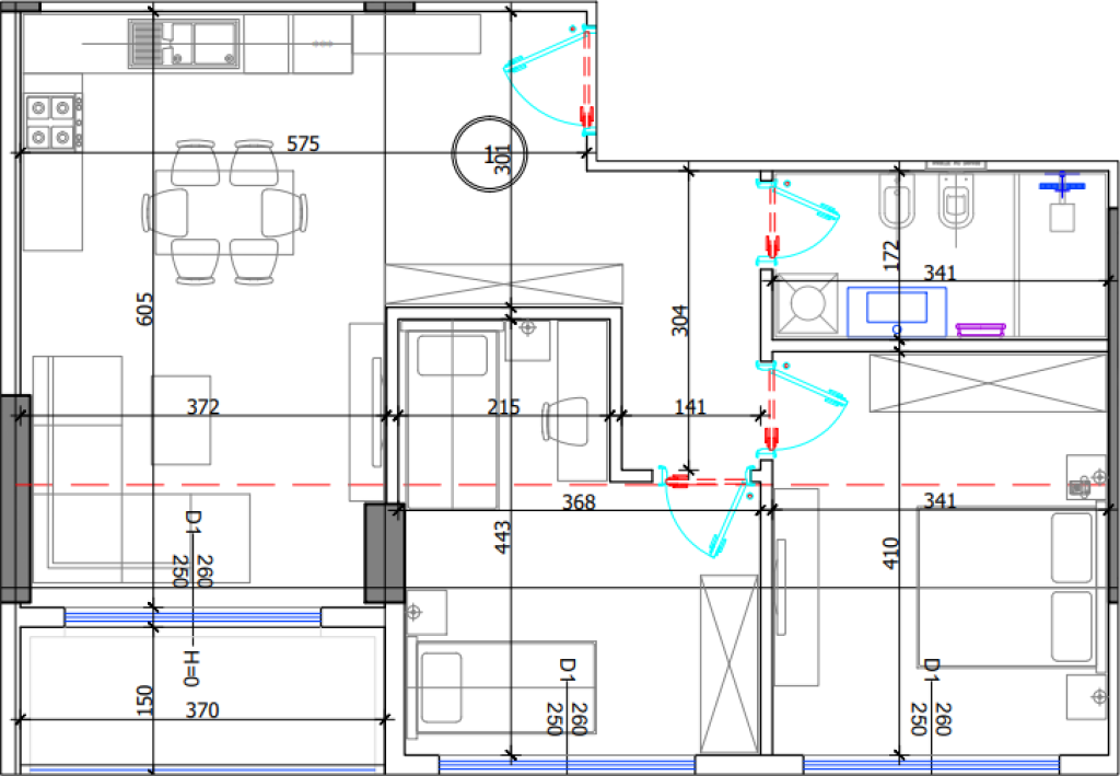 Apartment 2+1 for sale at Liburnia Residence, Golem