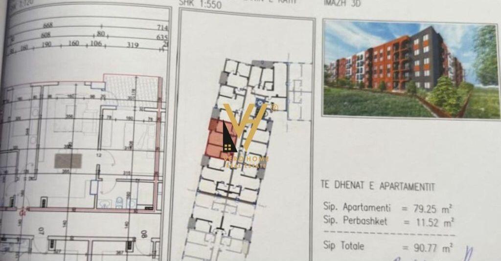 FOR SALE 2+1 APARTMENT IN PASKUQAN 99,000 EURO