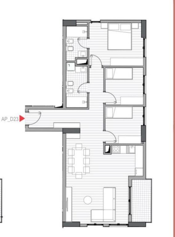 SHITET APARTAMENT 3+1 RRUGA 5 MAJI 179.000 EURO