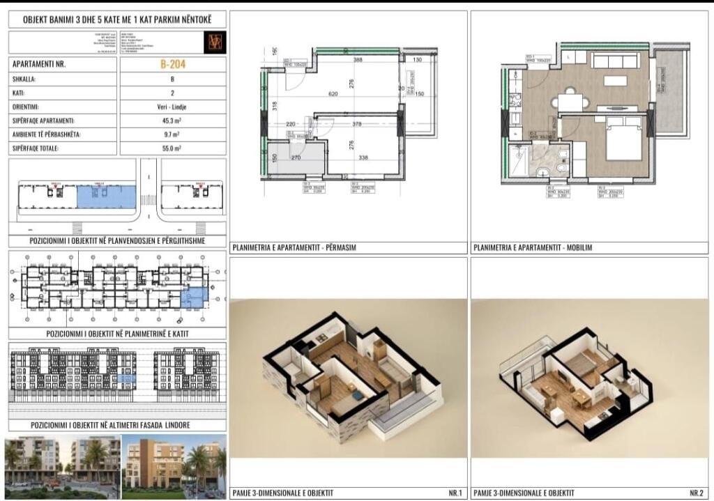 Appartamenti in vendita nella residenza Vision 2 a Mali i Robit