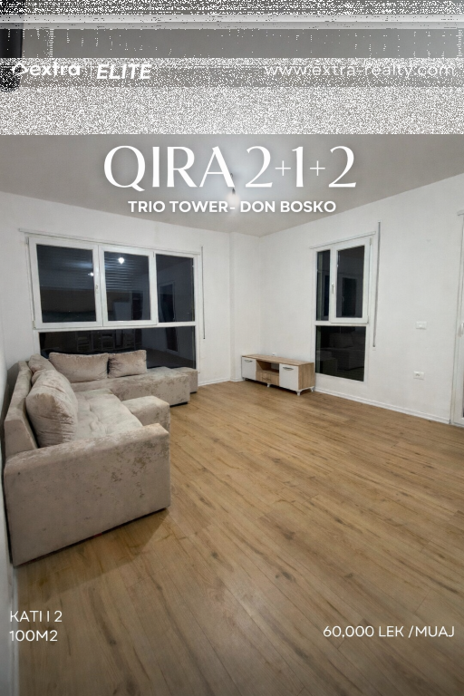 Affitto 2+1+2 Trio Tower, Tirana