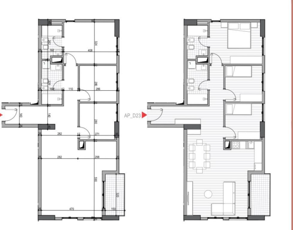 SHITET APARTAMENT 3+1 RRUGA 5 MAJI 179.000 EURO