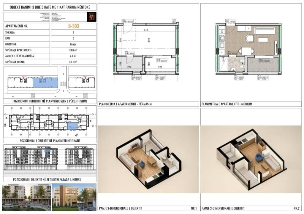 Appartamenti in vendita presso la Residenza Vision 2 a Mali i Robit