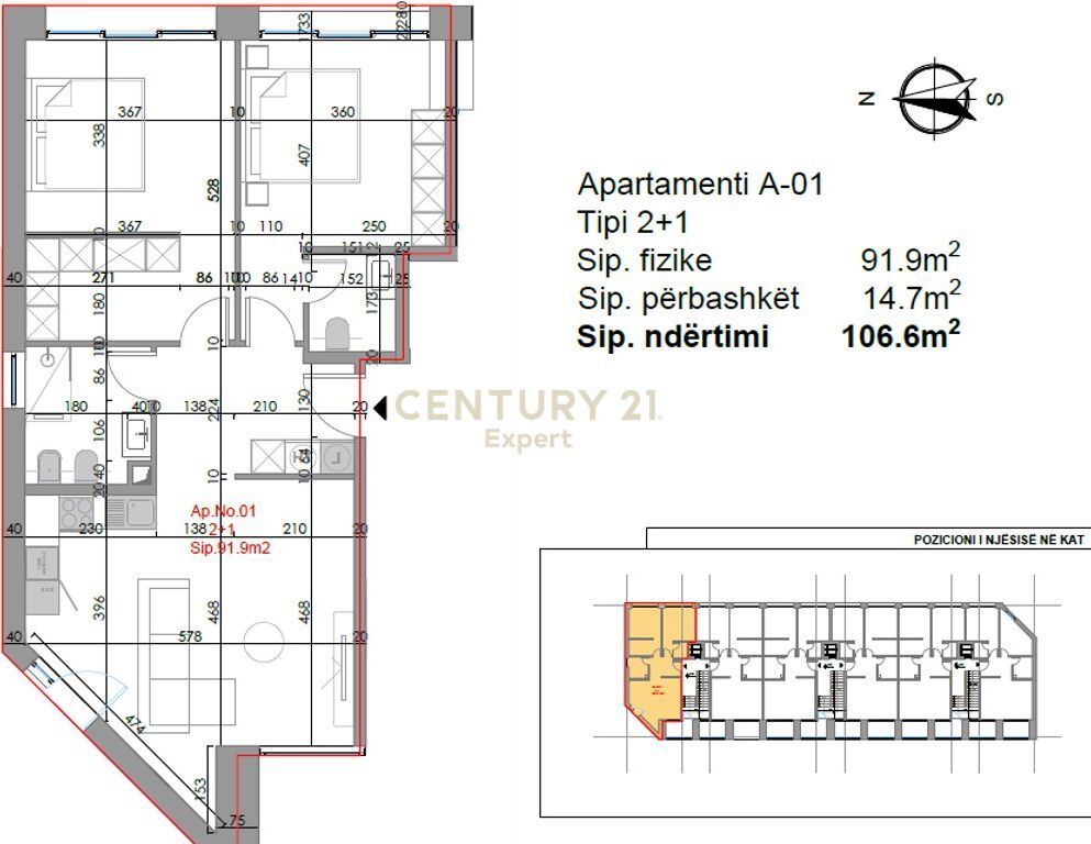 APARTMENT IN THE LALZIO BAY 2+1 FOR SALE