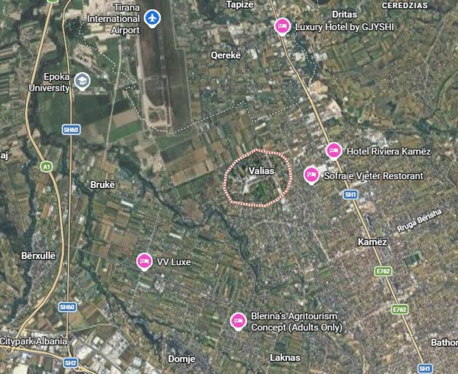 Terreno in vendita nella zona di Valias, Tirana (ID 4191193)