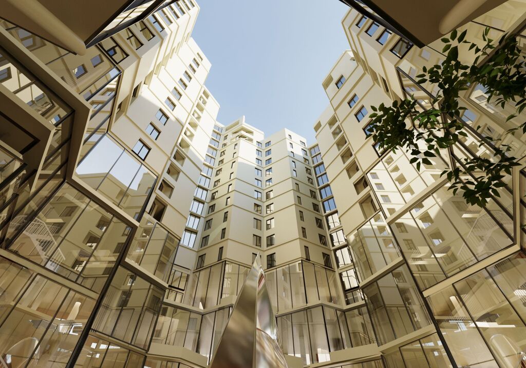 Shitet apartament 1+1 Colonnade Rruga Dritan Hoxha