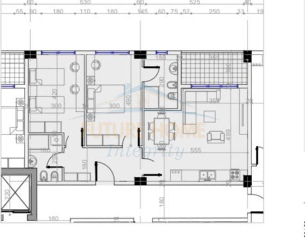 Shitet apartament 2+1+2 Platinium 1 Paskuqan