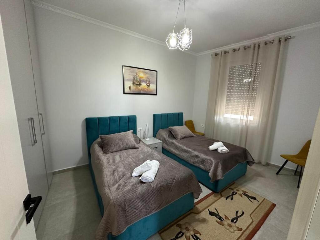 🏢Mine Peza Street, Donika Center, a 2+1+2 furnished apartment for rent. 1,200 Euro    