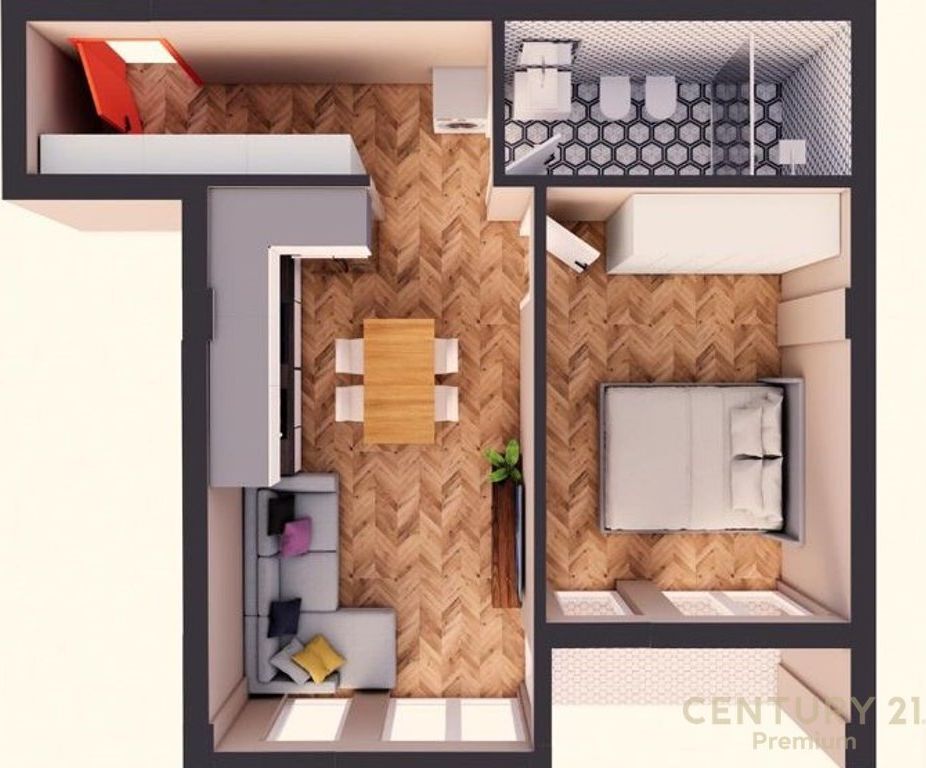 APARTMENT 1+1 FOR SALE NEAR DURRESI RESTAURANT