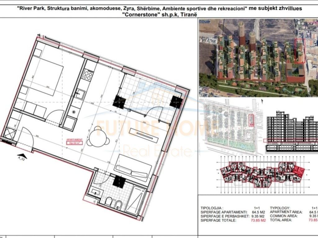 For sale, Apartment 1+1, Unaza e Re !!!