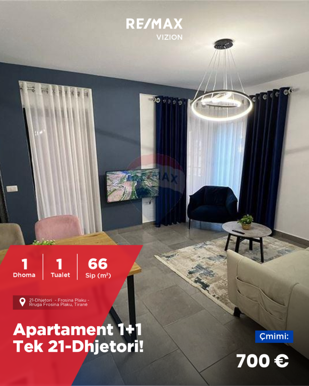 Apartment - For Rent - Frosina Plaku Street, Tirana