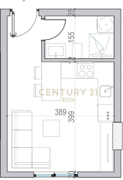 STUDIO APARTMENT FOR SALE IN GOLEM
