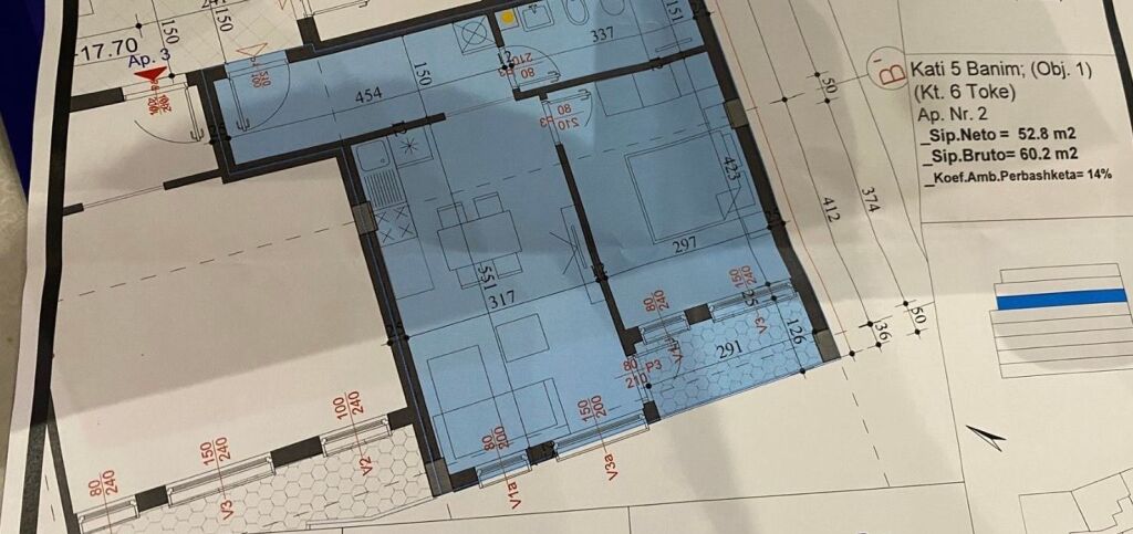 🏢 APPARTAMENTO 1+1 IN VENDITA – Rruga e Dibrës (fazë grope)