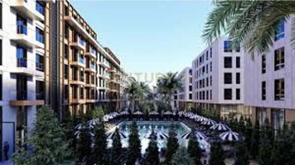 APARTMENT 1+1 FOR SALE WITH PARKING SPACE IN QERRET, PALM PARADISE RESIDENCE