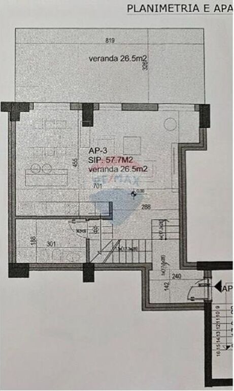Appartamento 2+1 in vendita in Via Faik Konica!!