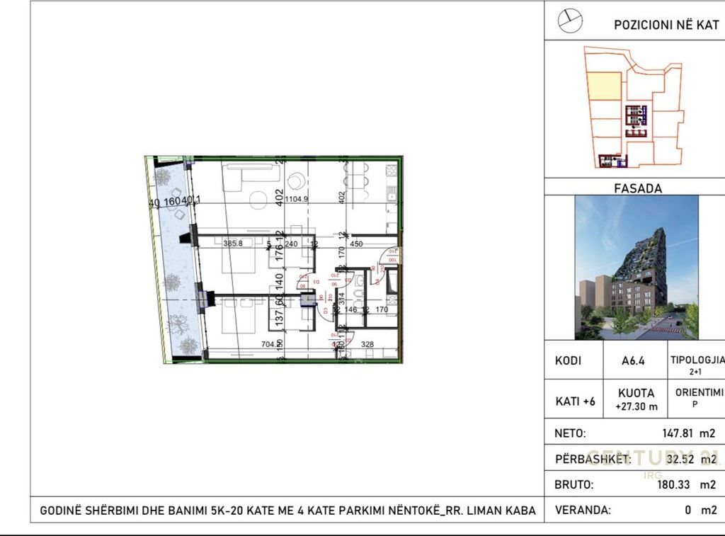FOR SALE APARTMENT 2+1+2 AT THE DINAMO COMPLEX