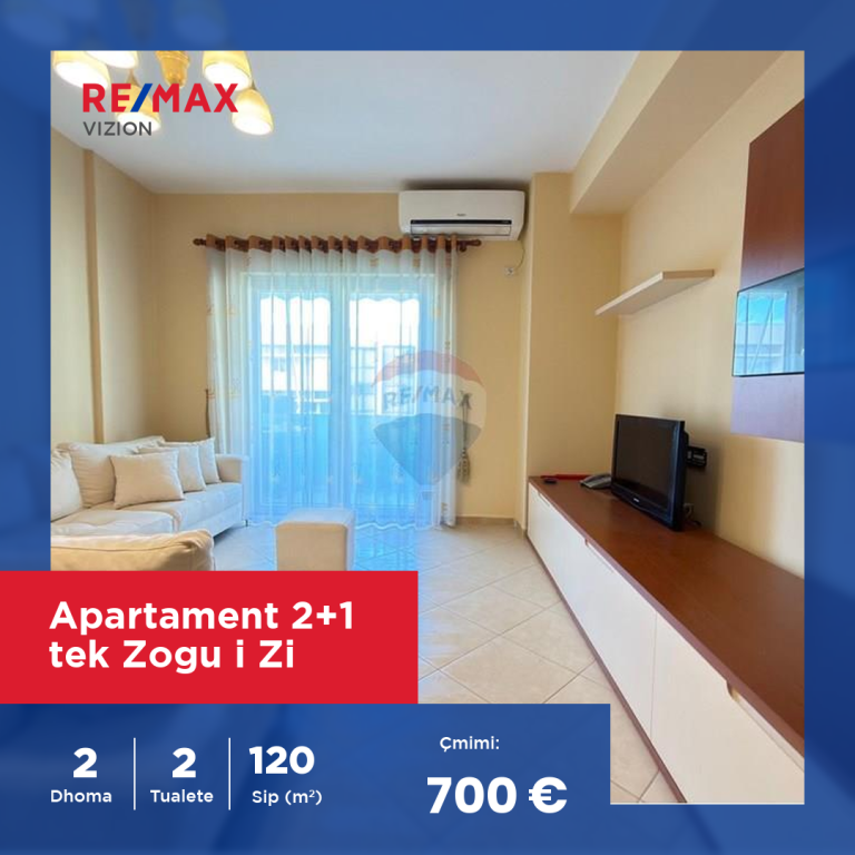 Appartamento 2+1 in affitto a Zogu i Zi