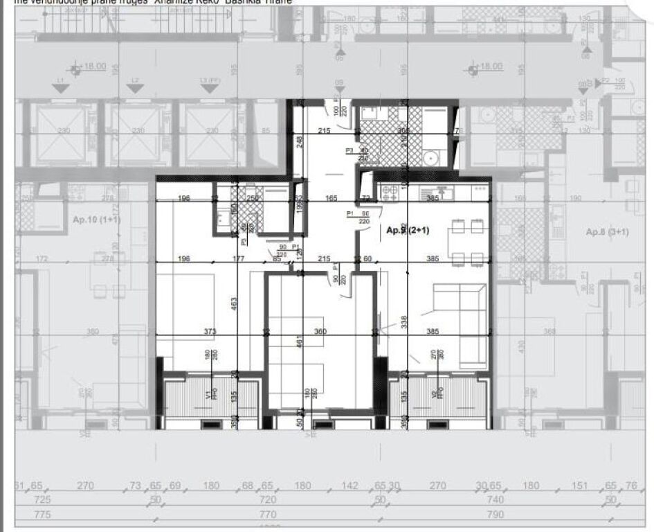 Occasione per pochi giorni!!! Appartamenti in vendita 1600 euro/m2 sotto il prezzo dell'azienda presso Filigree Tower, a Tirana
