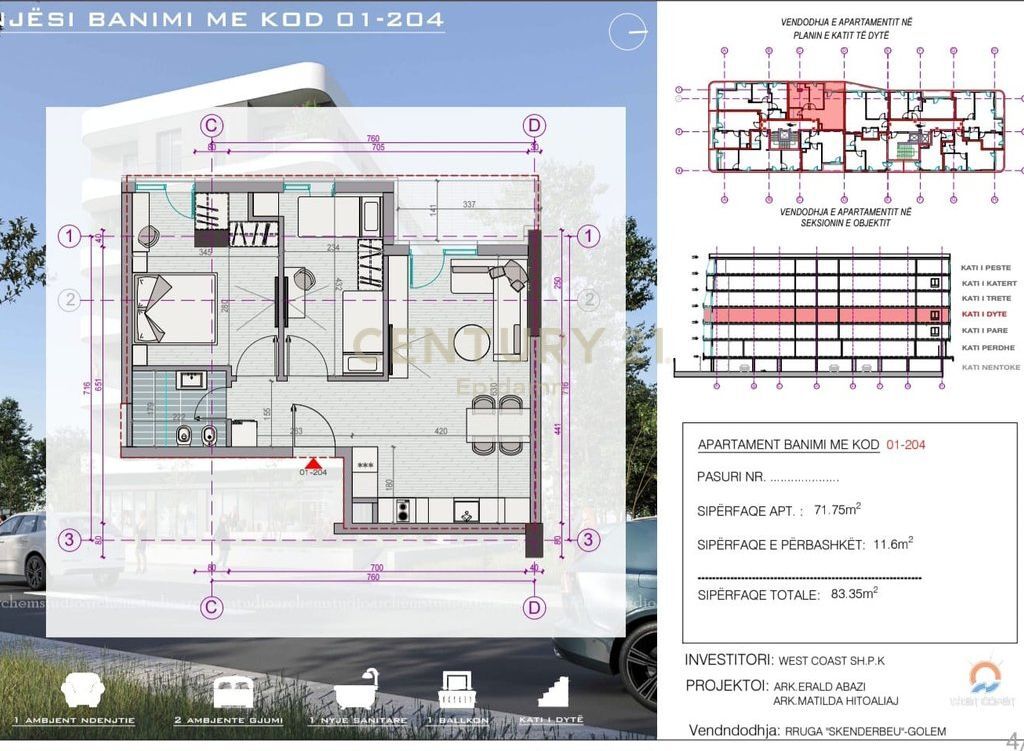 Apartment 2+1 For Sale in West Coast Residence – Only 300m from the Sea    112,523 €