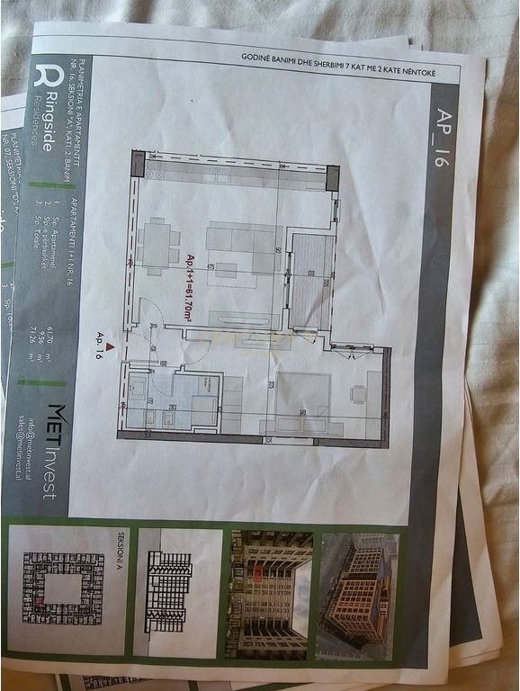 FOR SALE APARTMENT 1+1 AT RESIDENCE " RING SIDE " , PASKUQAN !!!