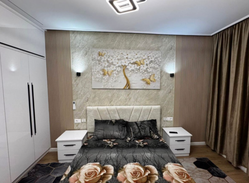 🏠 Apartament 1+1 me Qira + Parkim – Rruga Azem Galica, Kamëz