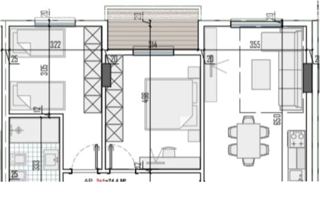 OKAZION‼️PASKUQAN APARTAMENT 2+1 PER SHITJE!