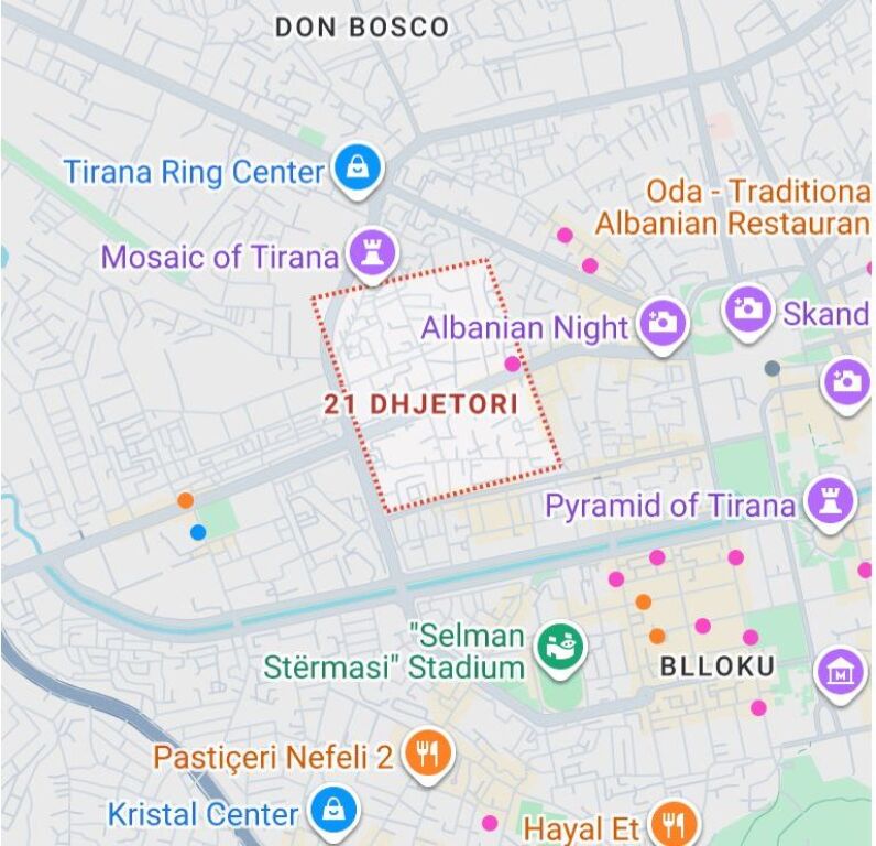 2 shops for rent are given at 21 Dhjetori
