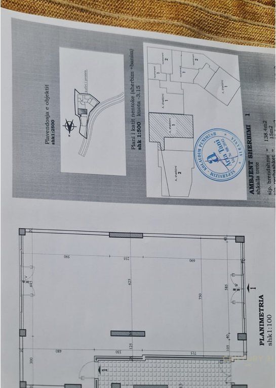 Ambjent komercial per shitje tek Liqeni i Thate