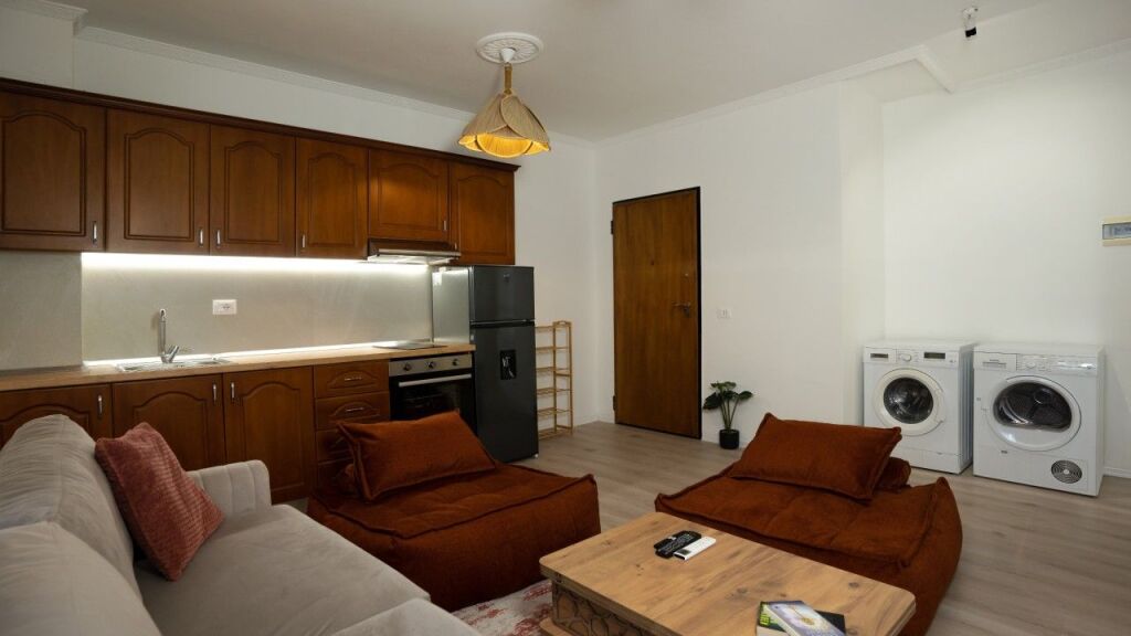 SUPER APARTMENT 1+1 FOR RENT AT PALACE DURRES