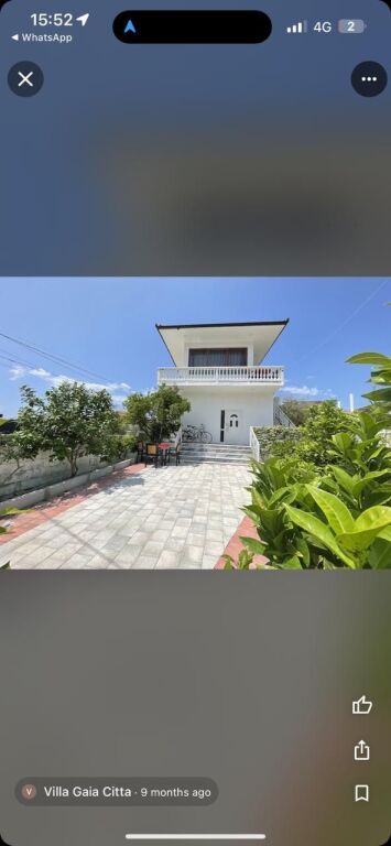 Casa privata su due piani in affitto, situata a circa 500 metri in linea d'aria dal Lungomare.