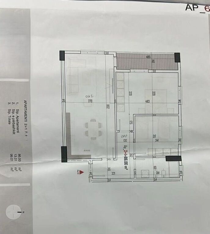 APPARTAMENTI 2+1 IN VENDITA A PASKUQAN
