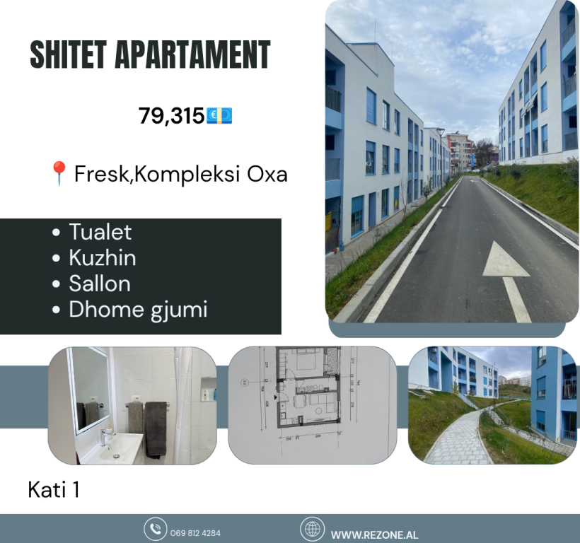 🏡 APARTMENT 1+1 FOR SALE – OXA RESIDENCE, FRESK