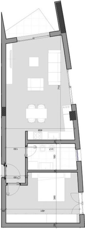 Shitet, Apartament 1+1, Farka Hills Residences
