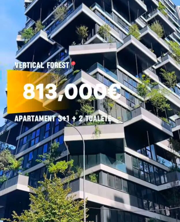 Selling Apartment 3+1+2+laundry Vertical Forest, Air Albania