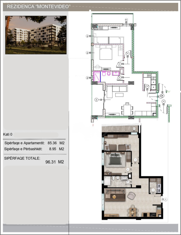 Appartamento 1+1 in Vendita – Residenza Montevideo, Golem