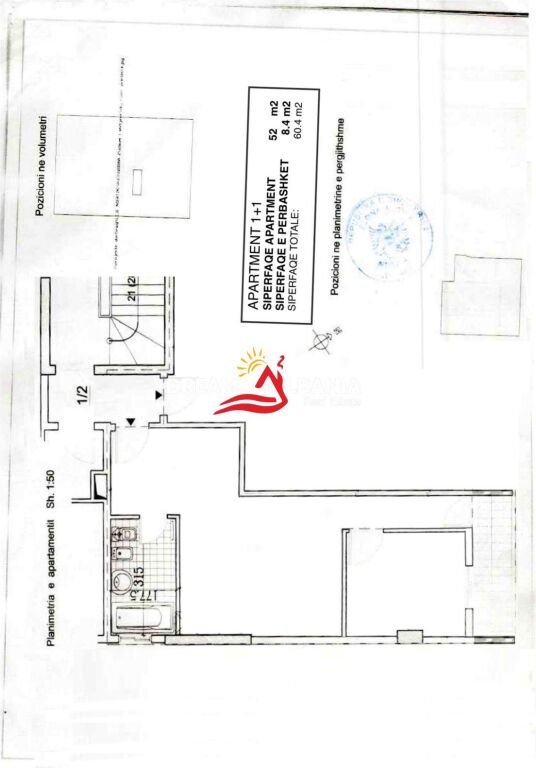 Appartamento 1+1 in vendita ad Astir vicino a Vila L (ID 41111203)