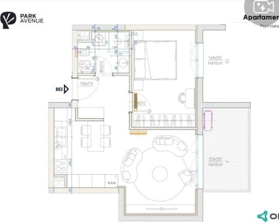 FOR SALE APARTMENT 1+1 NEW BOULEVARD 195,000 EURO