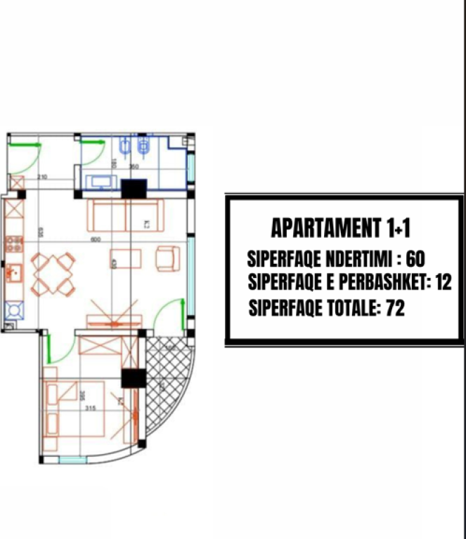 Appartamento 1+1 in Vendita – Bleger Premium, Golem