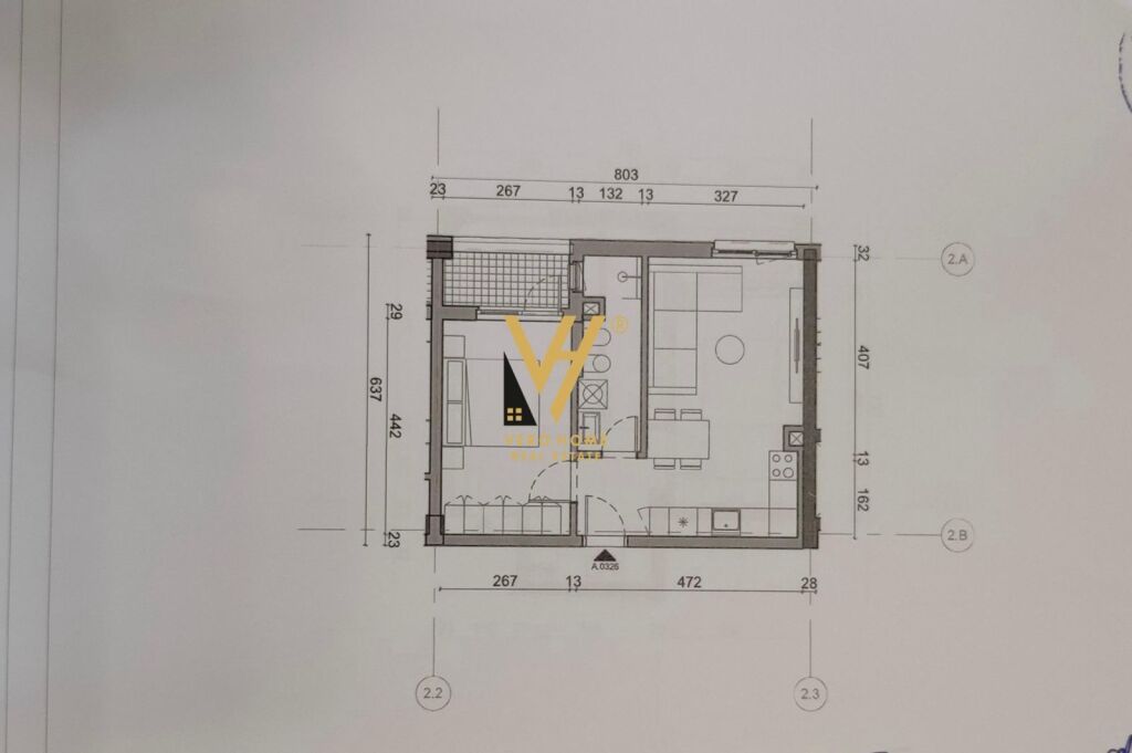 FOR SALE APARTMENT 1+1+BLK AT REZ OXA, FRESK 8,300,000 LEKE