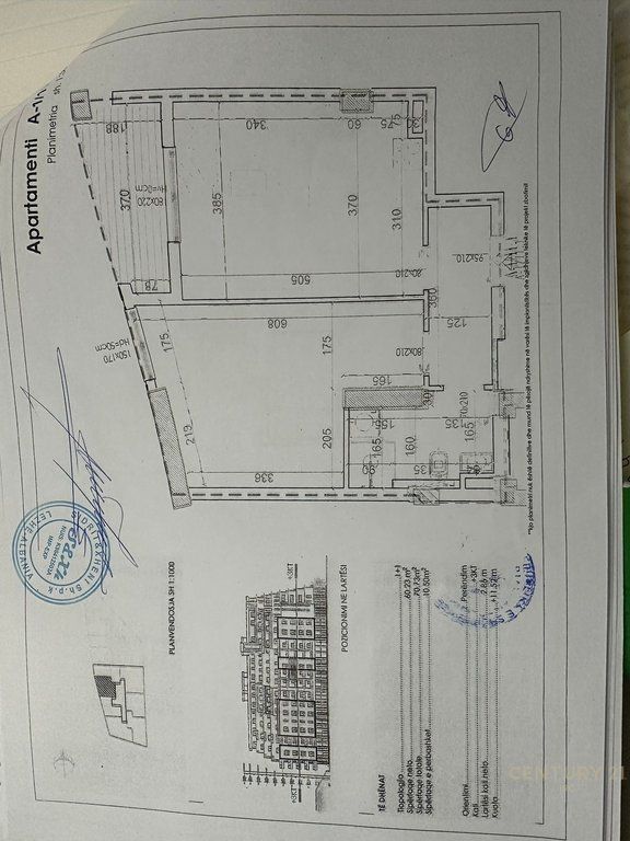 SHESIM APARTAMENT 1+1 NE PASKUQAN,PRANE BULEVARDIT TE RI.