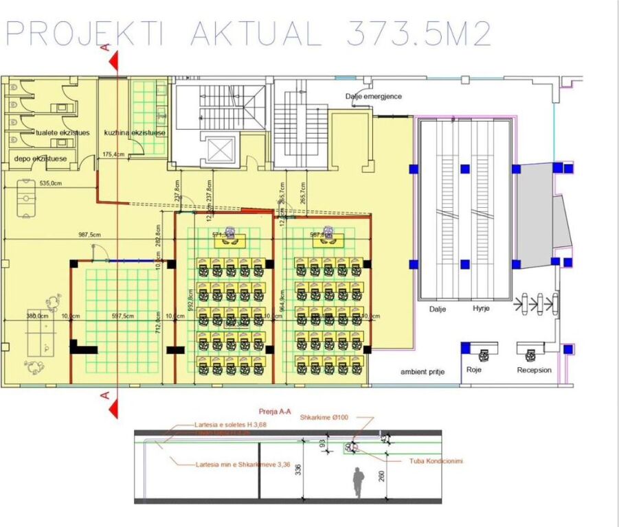 UFFICIO IN AFFITTO 380 M2 ALI DEMI 4.500 EURO